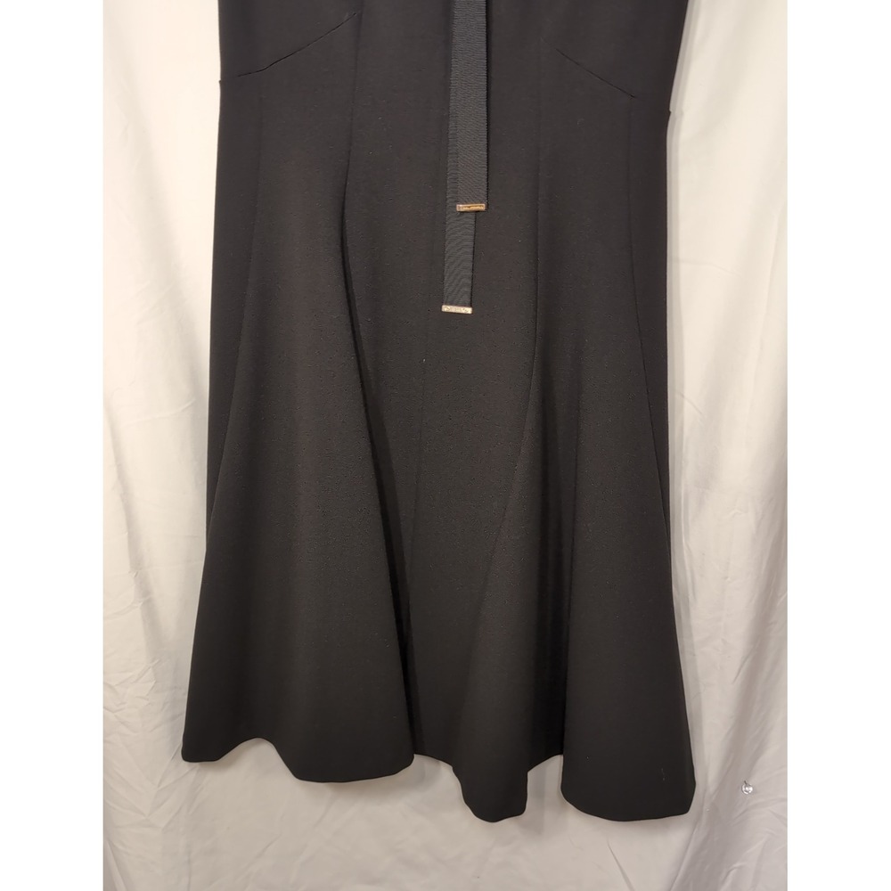Karl Lagerfeld Paris Black dress, semi-formal Fit and Flare Dress 6 LD6C1682 - Picture 5 of 10